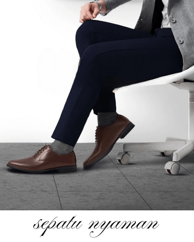 Inspirasi Gaya Sepatu Kenzios BASE Oxford Brown