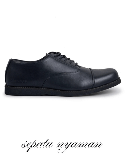 Thumbnail 4 Monday Oxford Black Genuine Leather