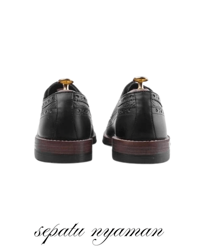 Thumbnail 5 Sepatu Portee Goods Derby Long Wing Black