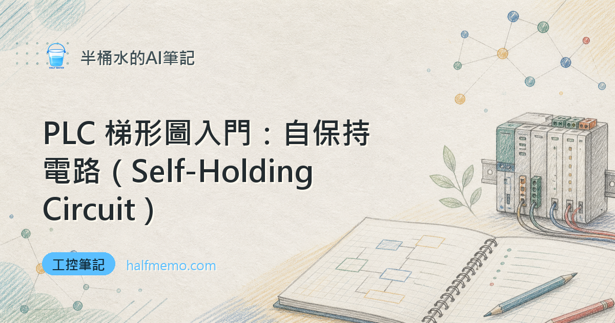 PLC 梯形圖入門：自保持電路（Self-Holding Circuit）