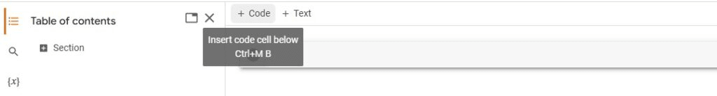 Code Cells in Google Colab