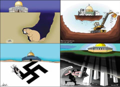 Al-Aksa in danger cartoons. Taken from https://jcpa.org/al-aksa-is-in-danger-libel/ 