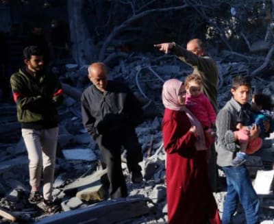 Palestinian refugees in Gaza, 2023. taken from https://www.unrwa.org/ 