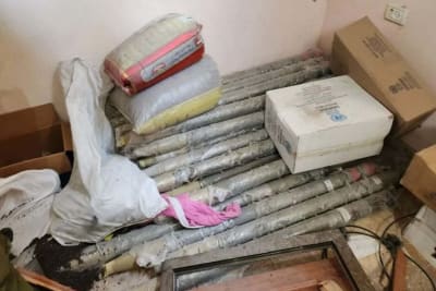Hamas rockets found hidden among boxes of UNRWA relief supplies in northern Gaza