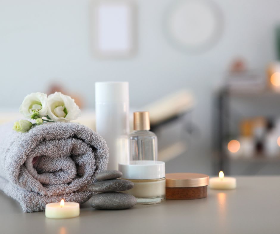 Amenities seen inside a luxury Miami condo.