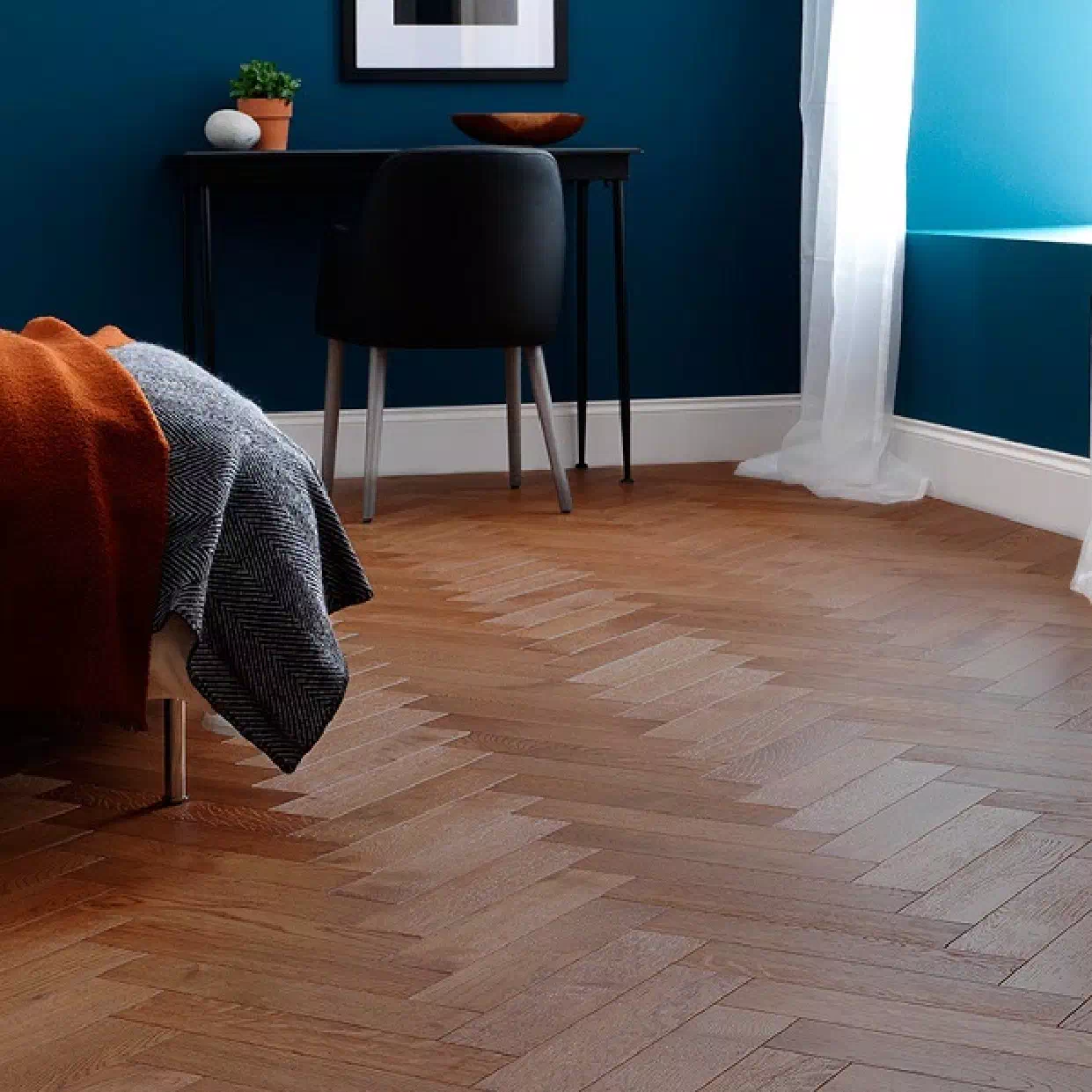 Richmond SPC Herringbone - Oak