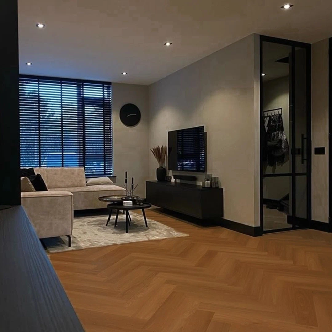 Polar SPC Herringbone - Classic Oak