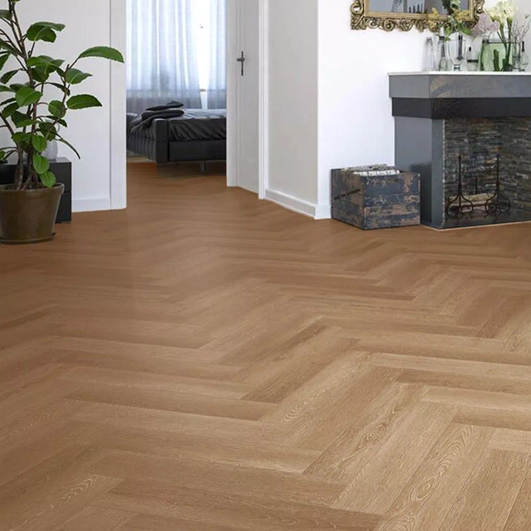 Richmond Herringbone SPC - Premium Oak