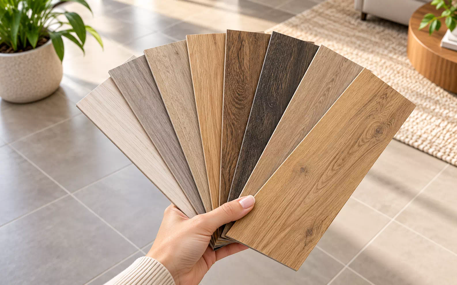 SPC flooring colors