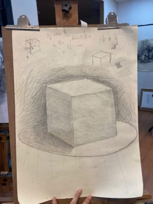 Old man learn basic pencil course