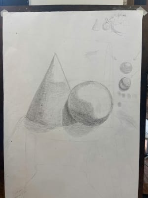 Old man learn basic pencil course