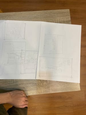 Girl learnt sketching