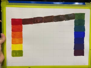 Old man learnt color theory