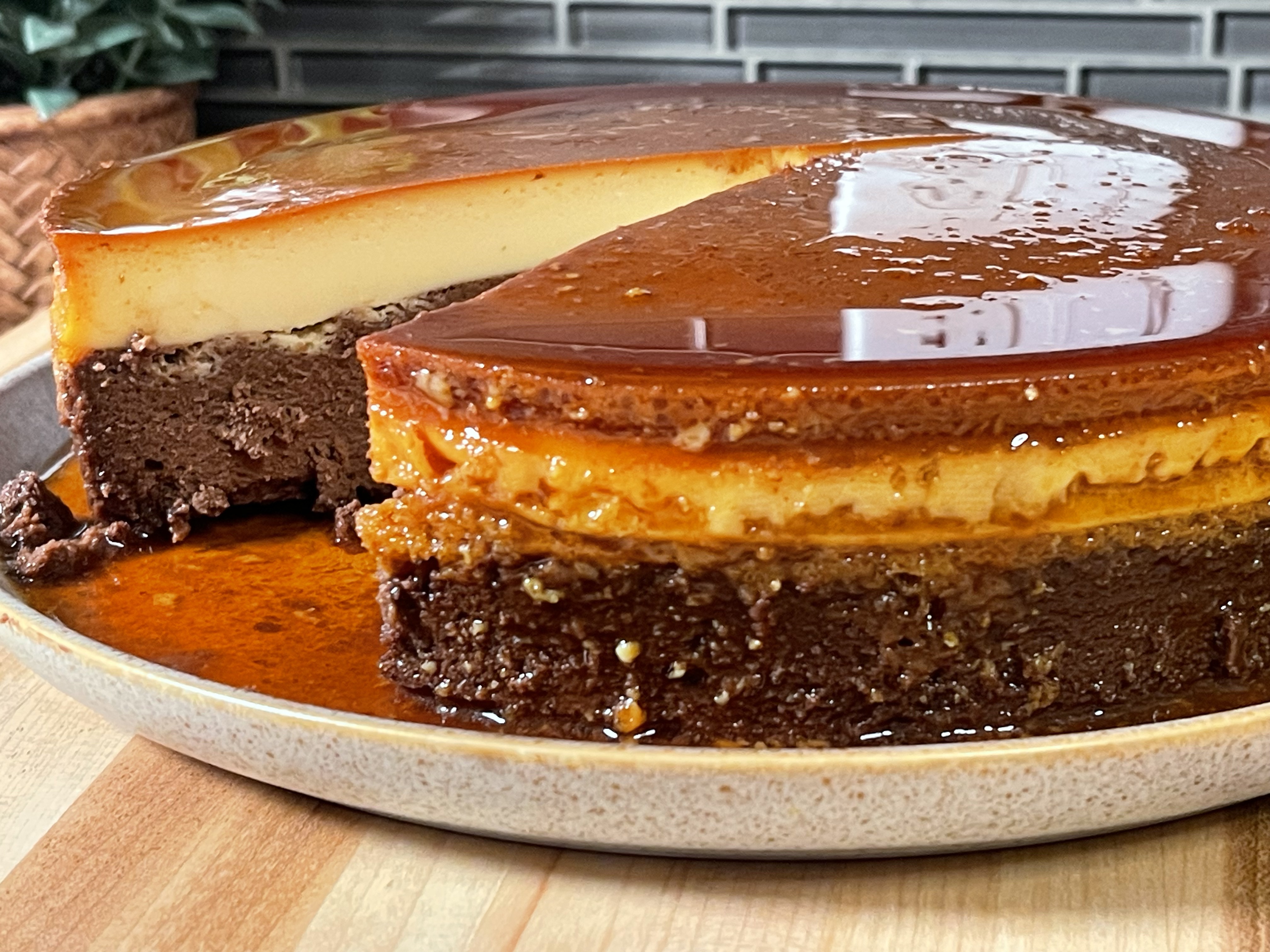 Pay Flan de Chocolate