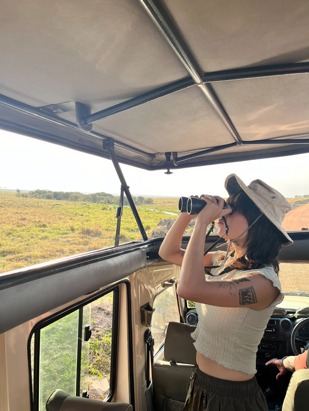 Stella on Safari