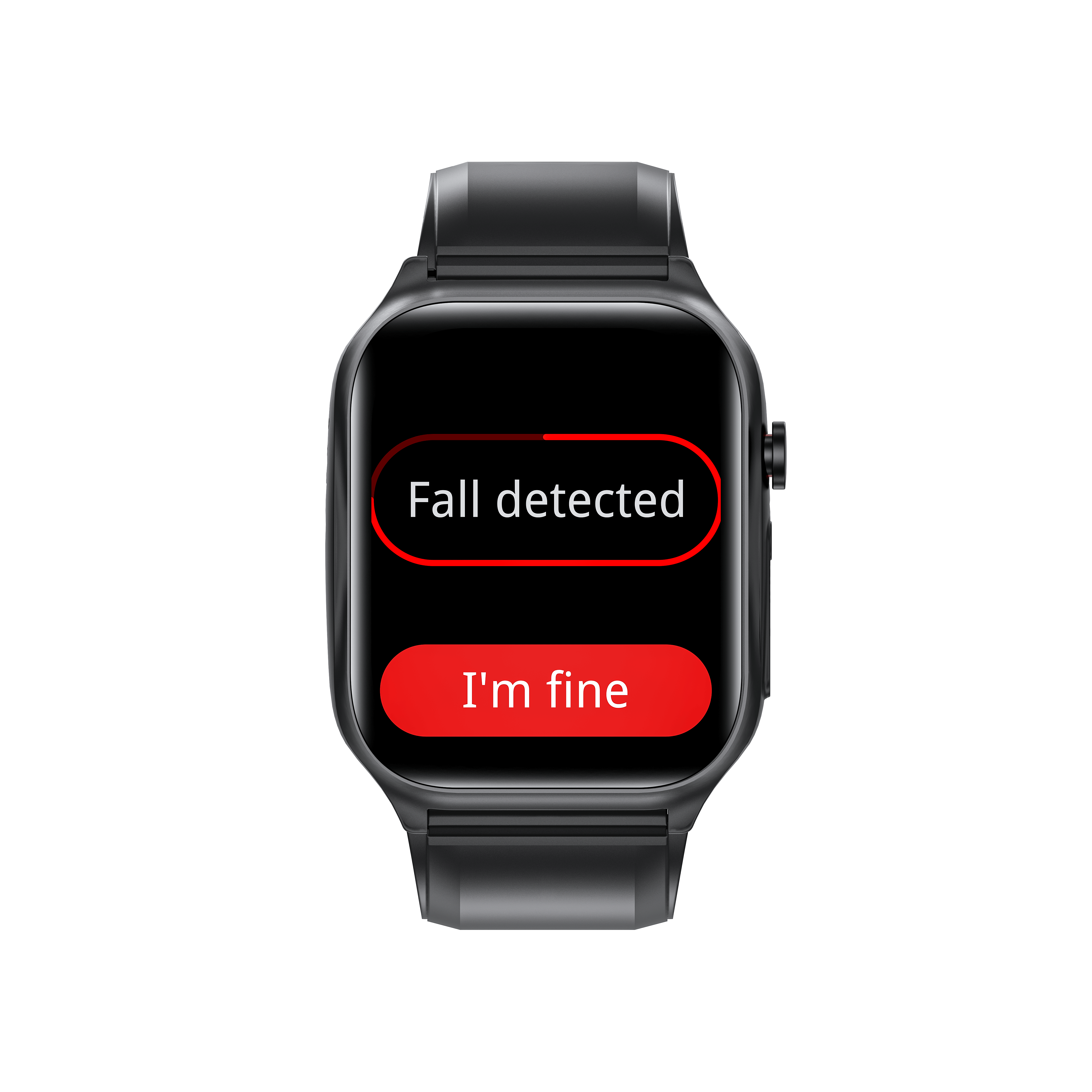 iWOWN Fall Detection Alert Screen