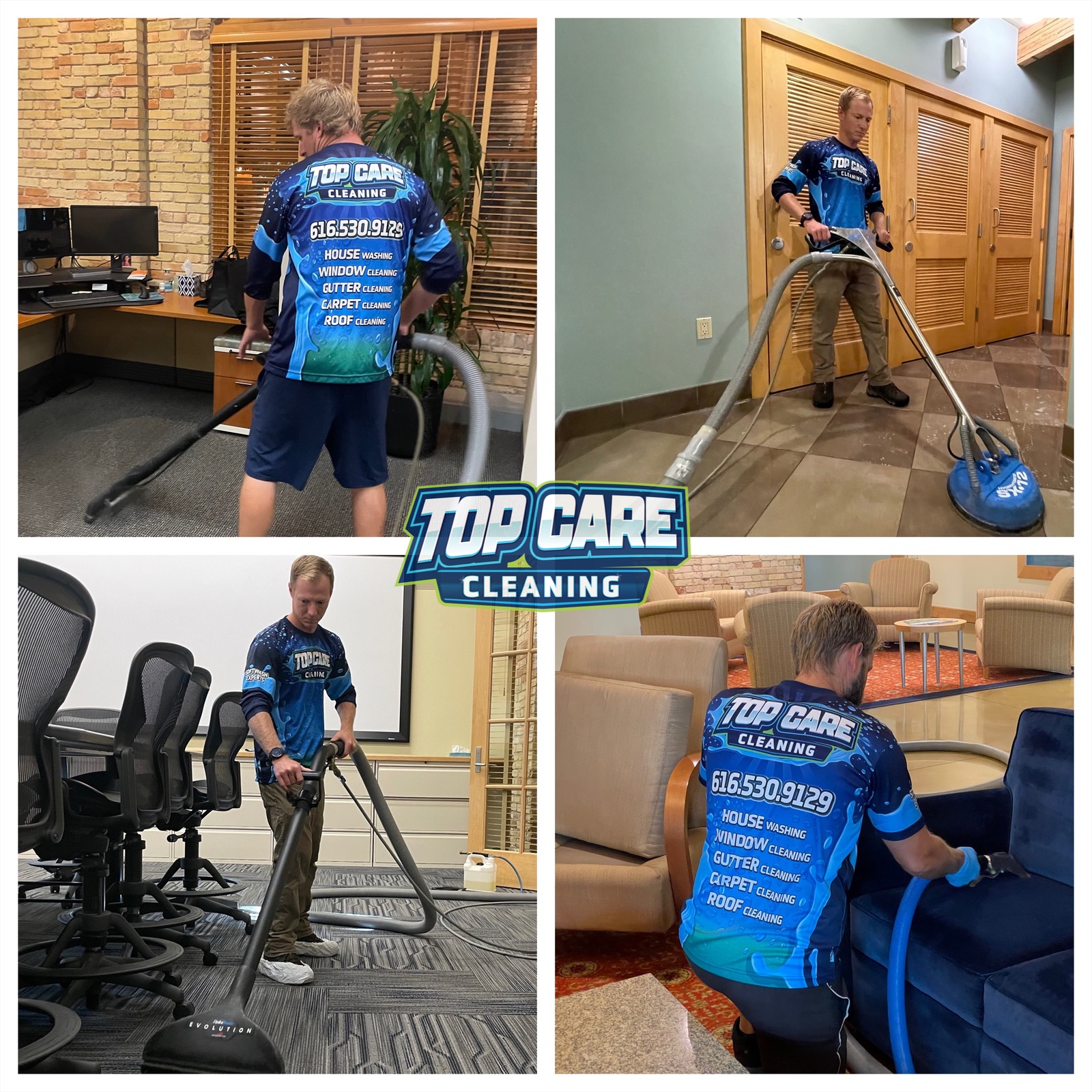 Top Care Cleaning technicians on jobs across Grand Rapids, MI