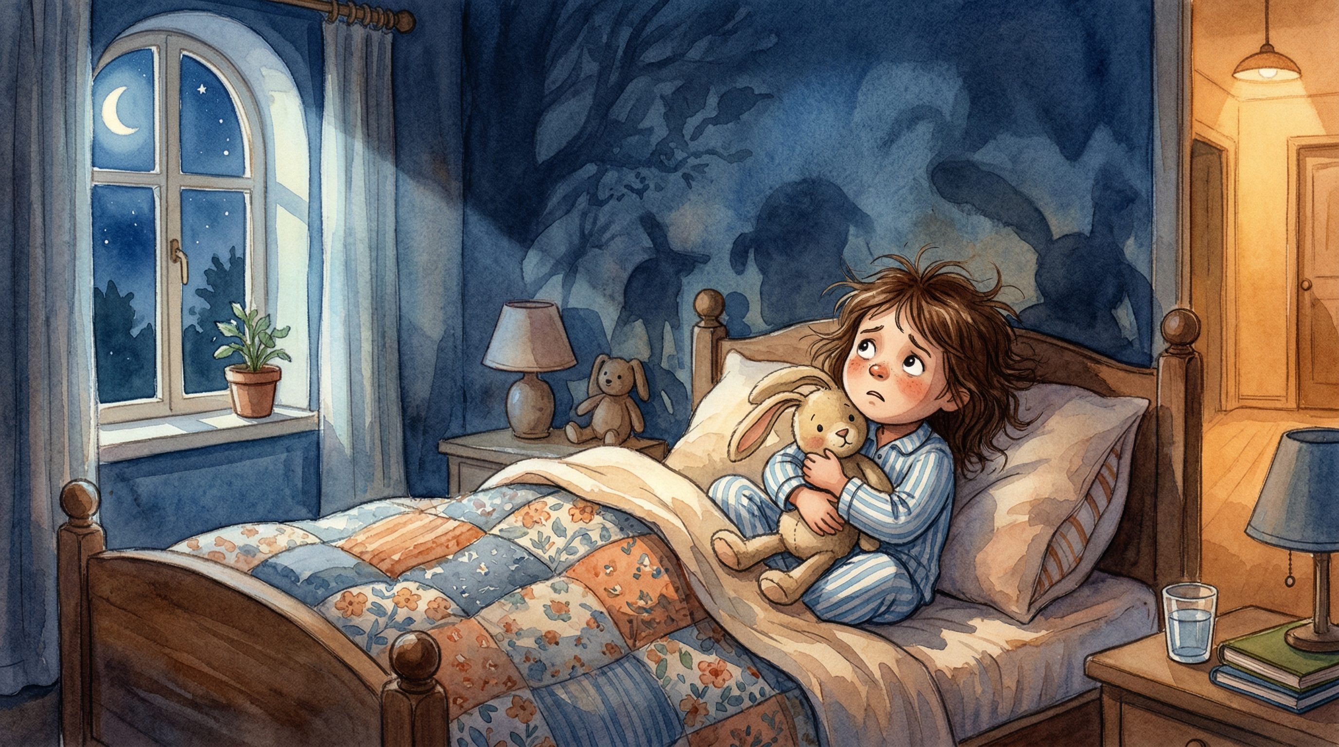 Father and child devotional moment