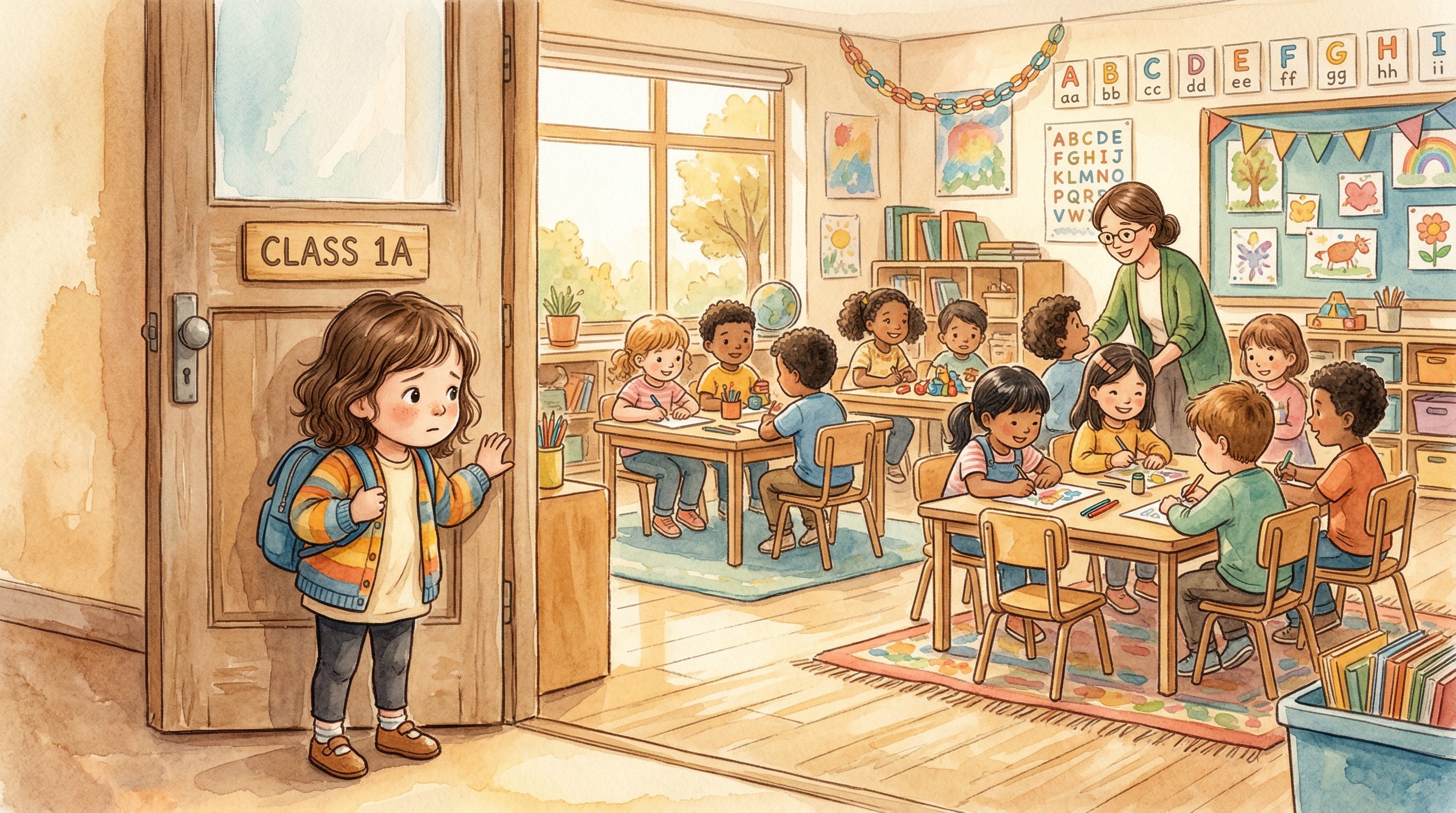 Father and child devotional moment