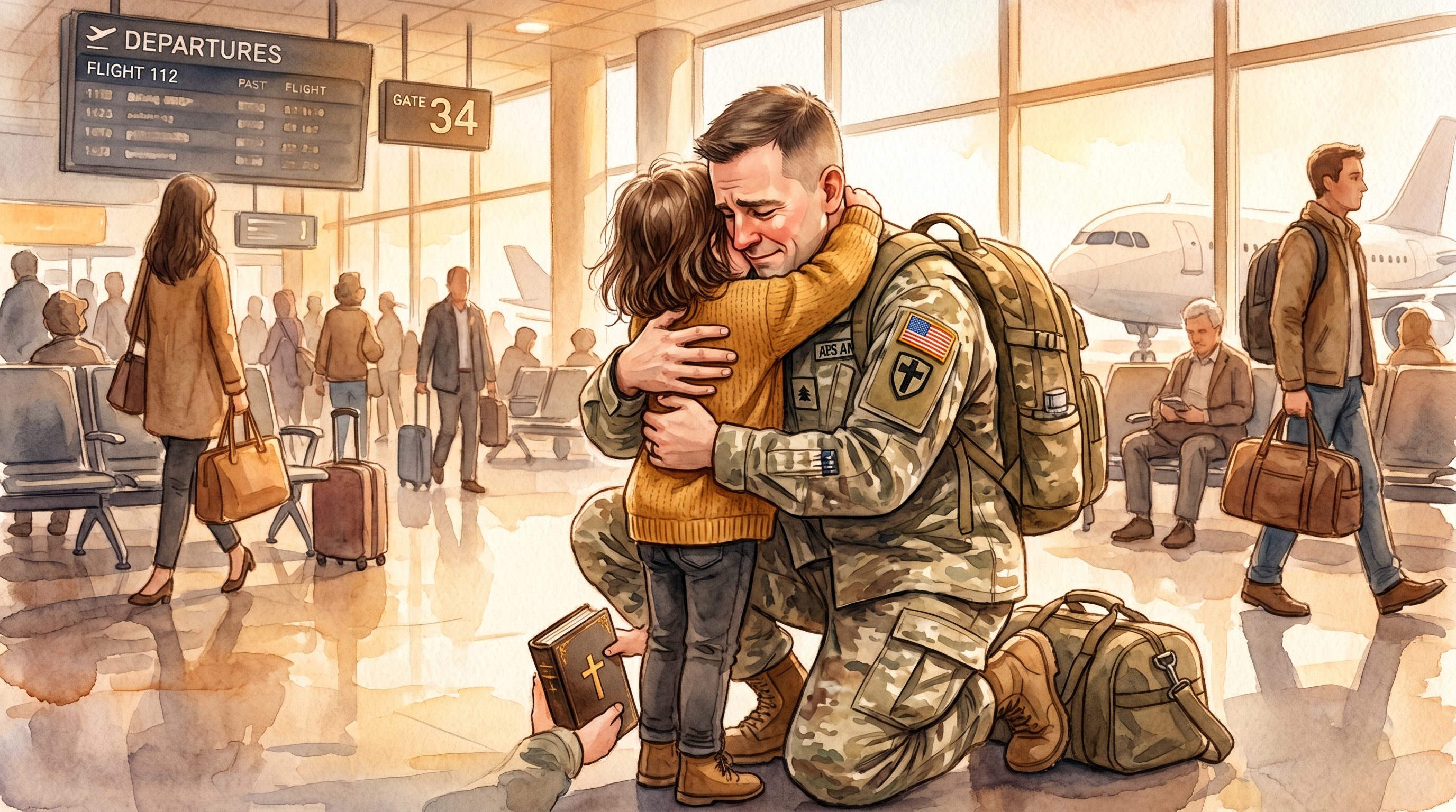 Devotional for Military Kids: When Dad Is Deployed