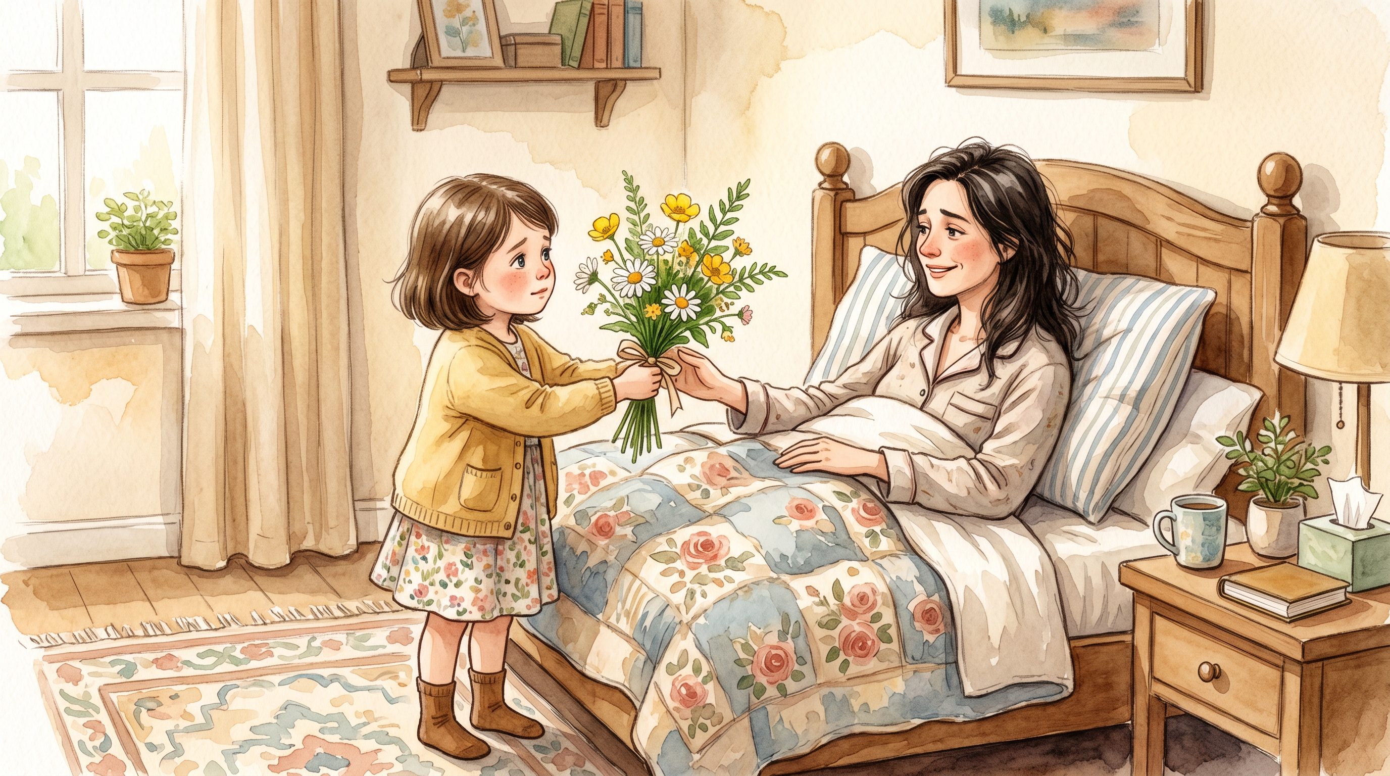 Devotional for Kids When a Parent Is Sick: What to Say and Read Together