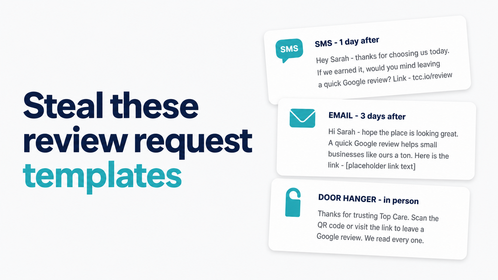 Review Request Templates: SMS, Email, and In-Person Scripts That Work (One for Each Vertical)