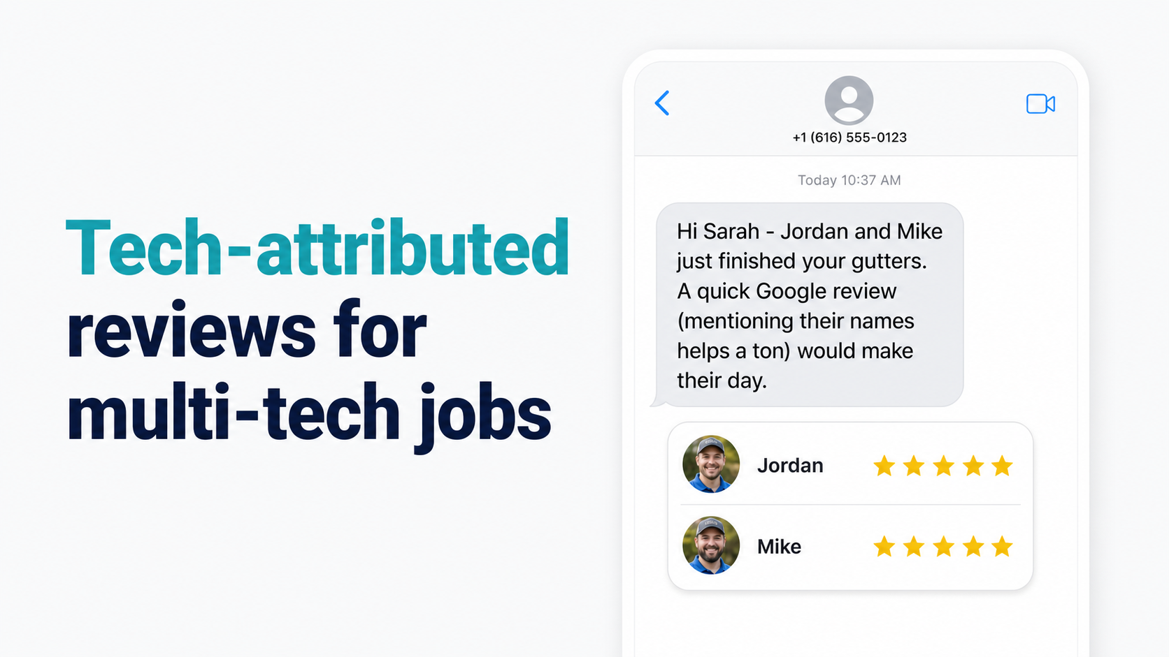 Tech-Attributed Reviews and Multi-Tech Jobs: How to Credit the Right Technician