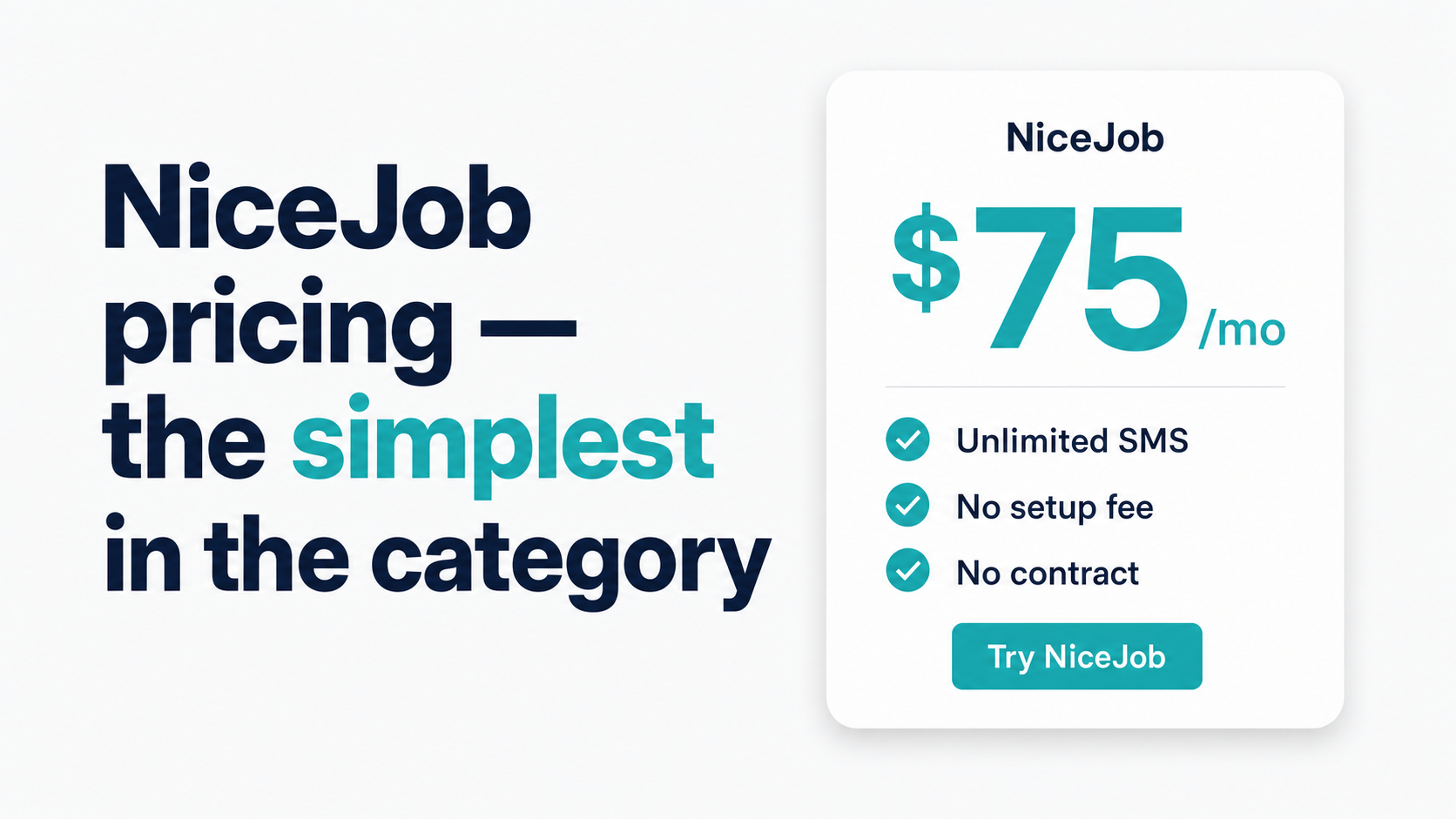 NiceJob Pricing: What's Actually Included at $75 and $125 per Month