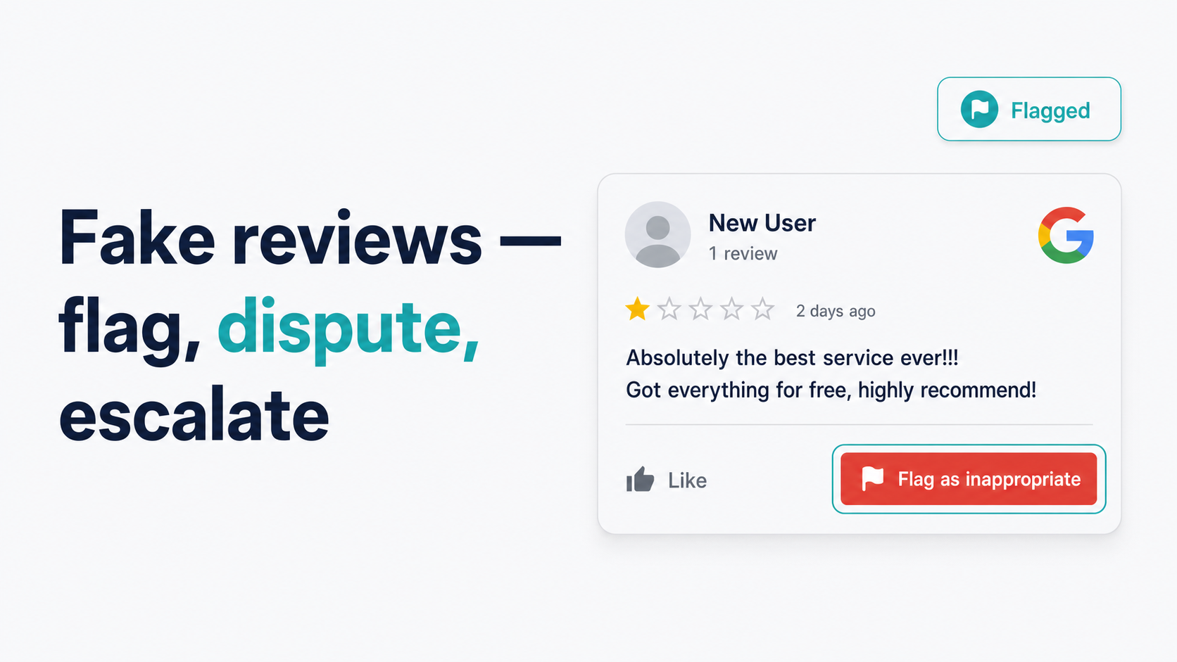 How to Deal with Fake or Spam Google Reviews — Flag, Dispute, and Escalate
