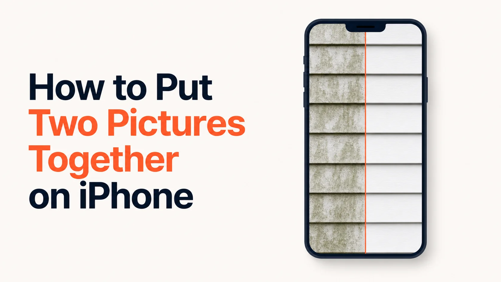 How to Put Two Pictures Together on iPhone (Without a Subscription)
