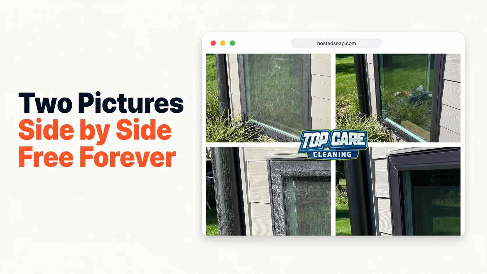 Two Pictures Side by Side: The Free Tool That Makes Service-Business Proof Posts in 60 Seconds