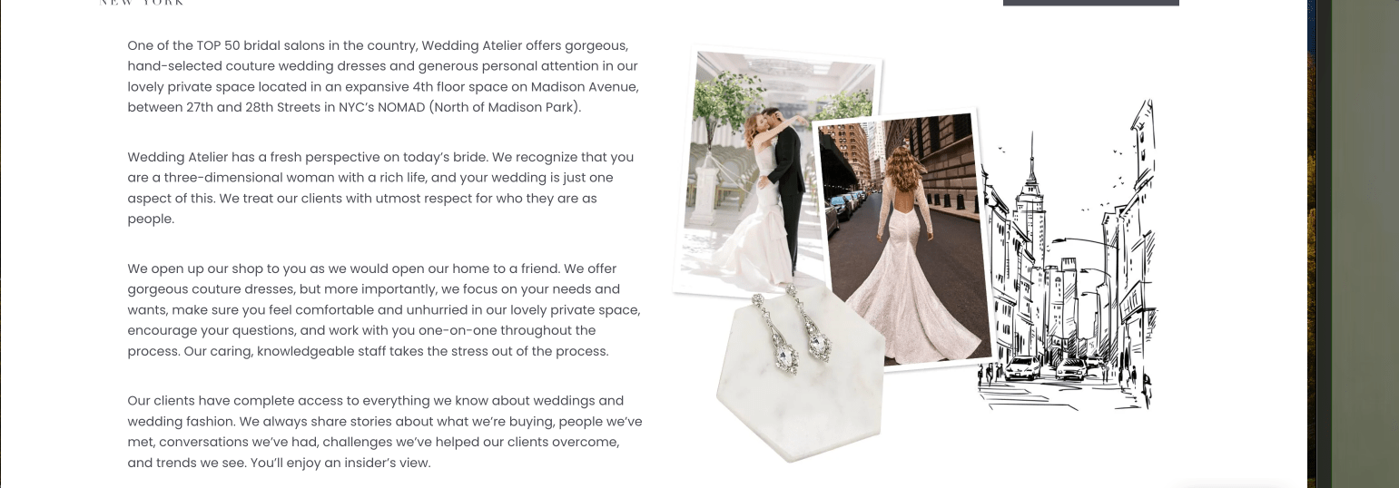 Bridal moodboard