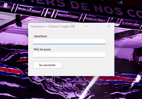 Démo demande de congés