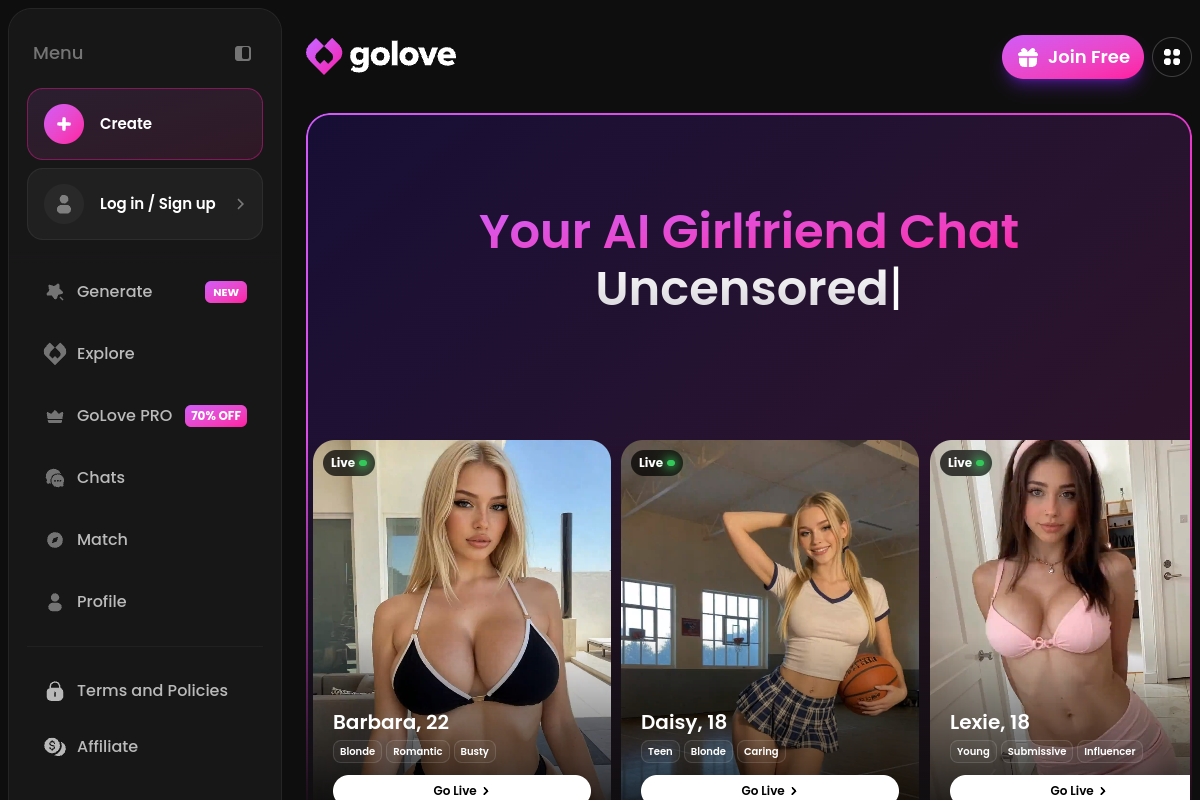 GoLove AI preview
