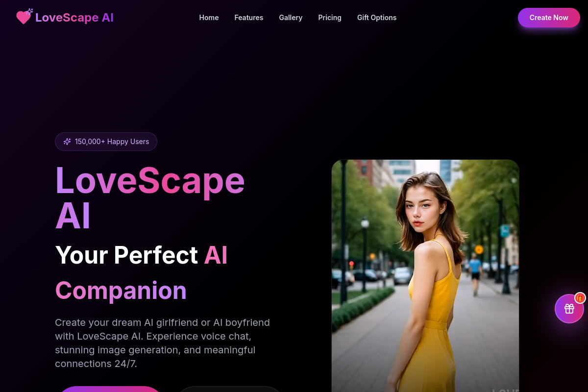 LoveScape AI preview