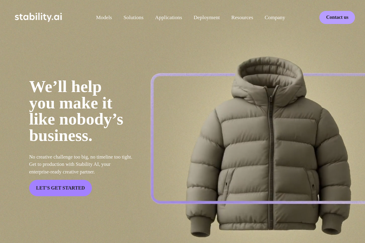 Stability AI preview