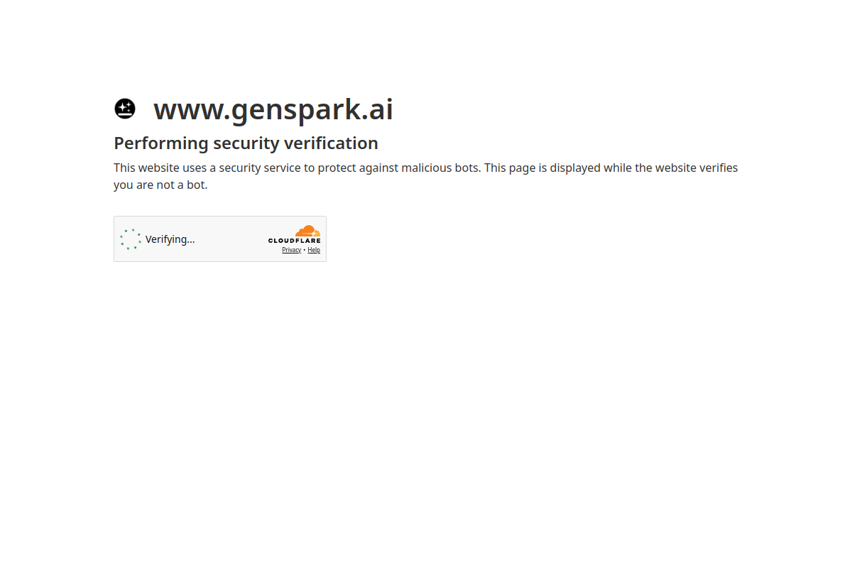 Genspark preview
