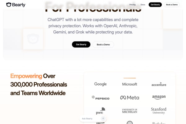 Bearly AI screenshot 1