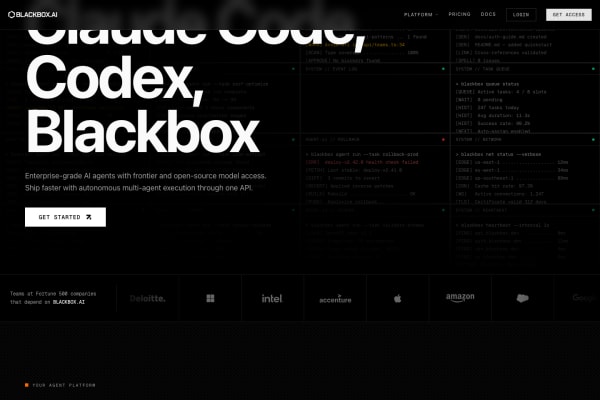 Blackbox AI screenshot 1