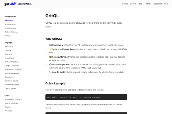 Grit.io screenshot 1
