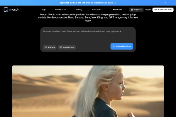 Morph Studio screenshot 1