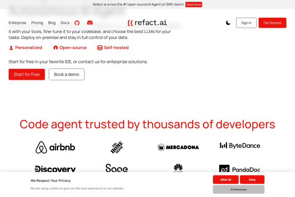 Refact.ai screenshot 1