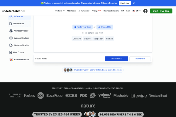 Undetectable AI screenshot 1