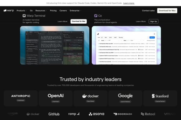 Warp AI screenshot 1