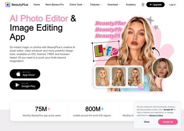 BeautyPlus AI Image Enhancer screenshot 1