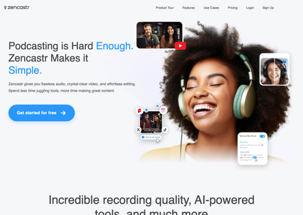 Zencastr screenshot 1