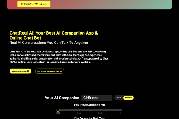 ChatReal AI screenshot 1