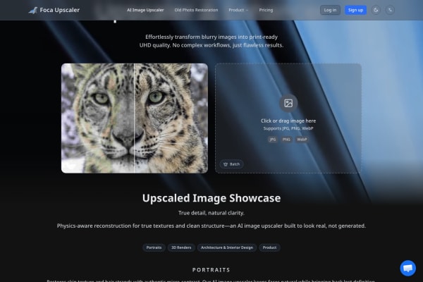 Foca Upscaler screenshot 1