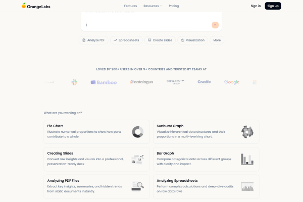 OrangeLabs screenshot 1