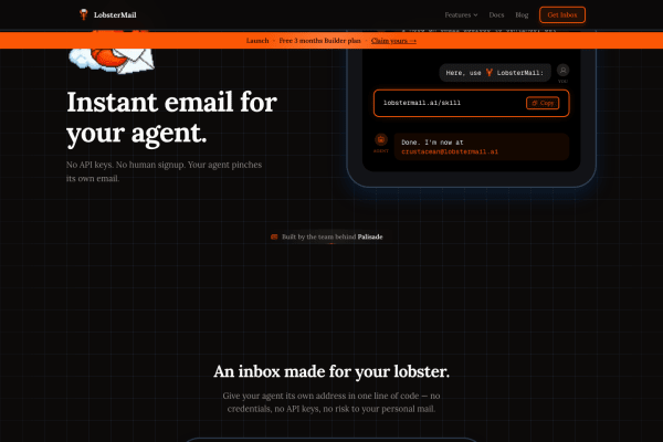 LobsterMail screenshot 1